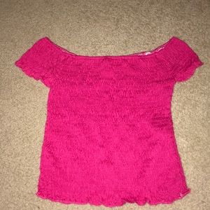 Pink Off-the-Shoulder